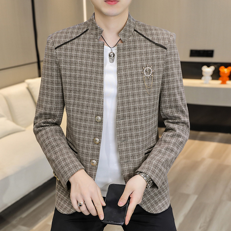 Chinese-style Men's Long-sleev - Asian Men Formal Wear review and price