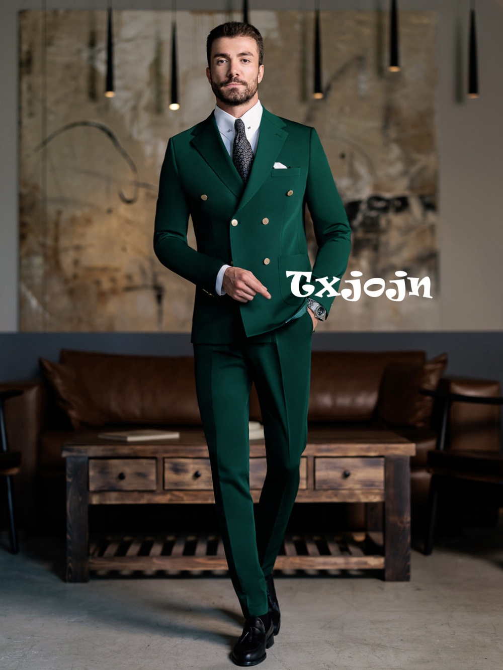 Green Formal Man Slim Fit Suit - Men Formal Wear Jacket review and price