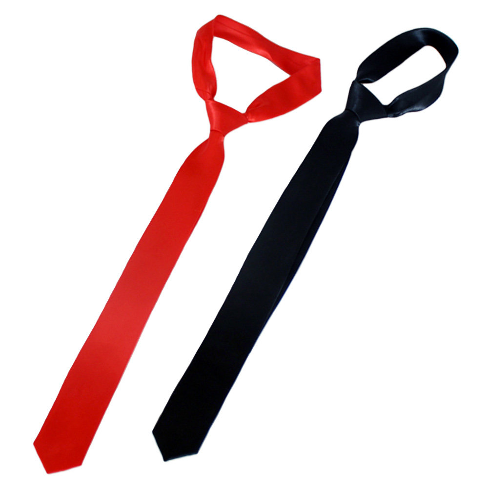 2Pcs Black Red Solid Color Tie - Men'S Formal Wear Accessories review and price