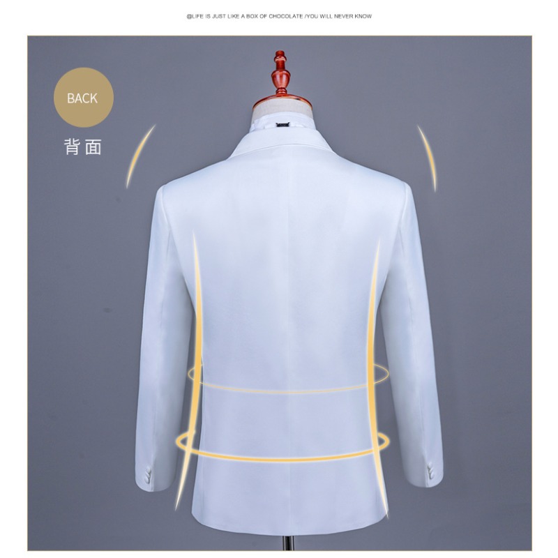 Men's Asian Size White Chinese - Asian Men Formal Wear review and price