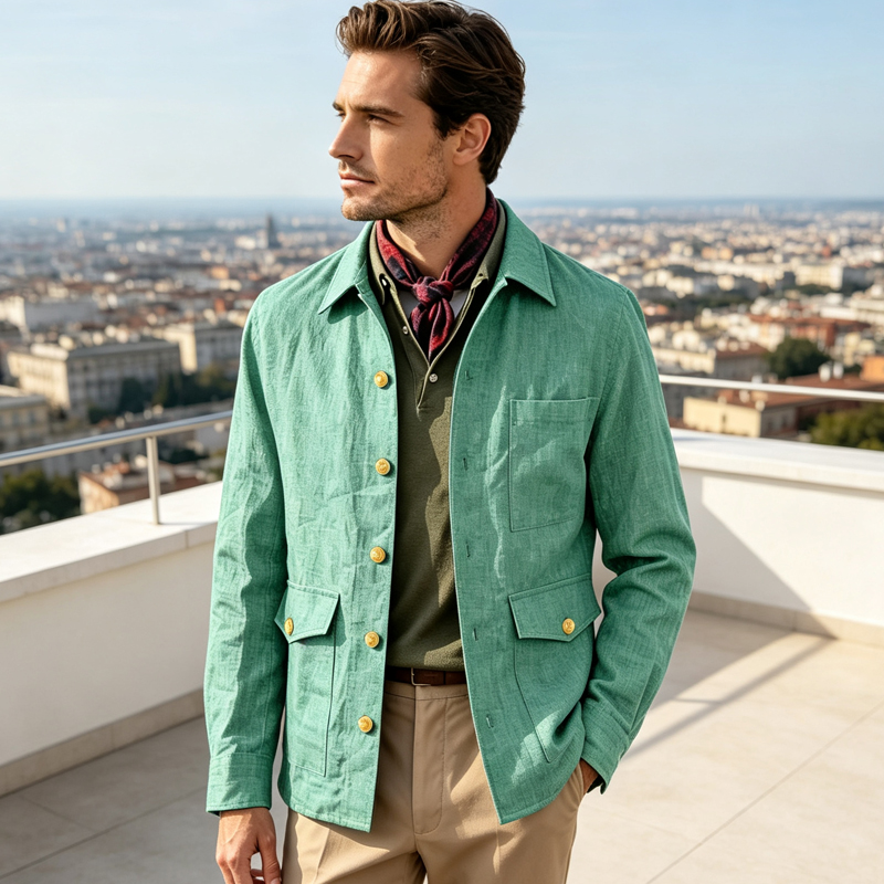Vintage Men's Linen Jacket Lap - Men Formal Wear Jacket review and price
