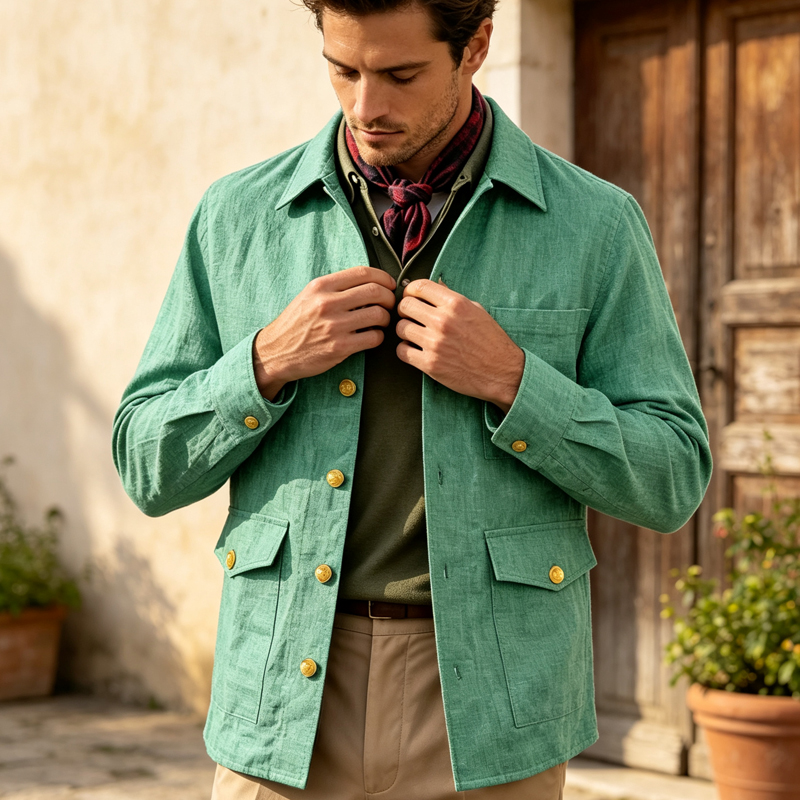 Vintage Men's Linen Jacket Lap - Men Formal Wear Jacket review and price