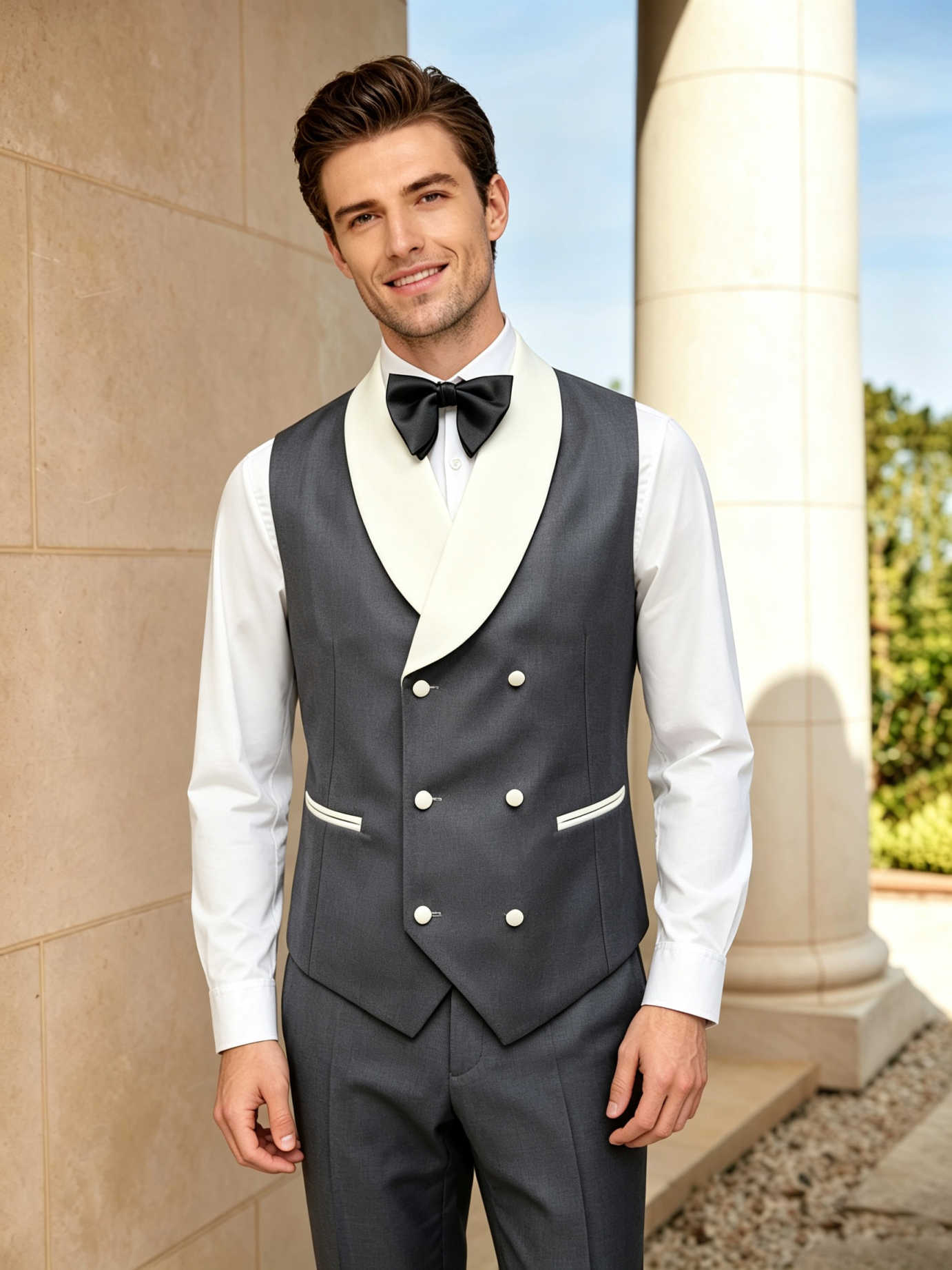 Handsome Tuxedos Men Suits Sha - Men'S Formal Wear For Engagement review and price
